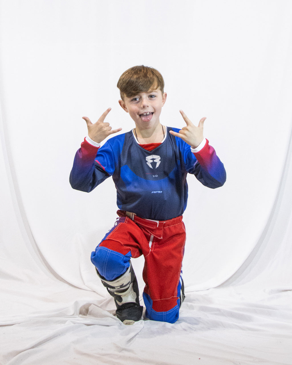 EQUIPO KIDS 1.0 AZUL/ROJO PROMO*