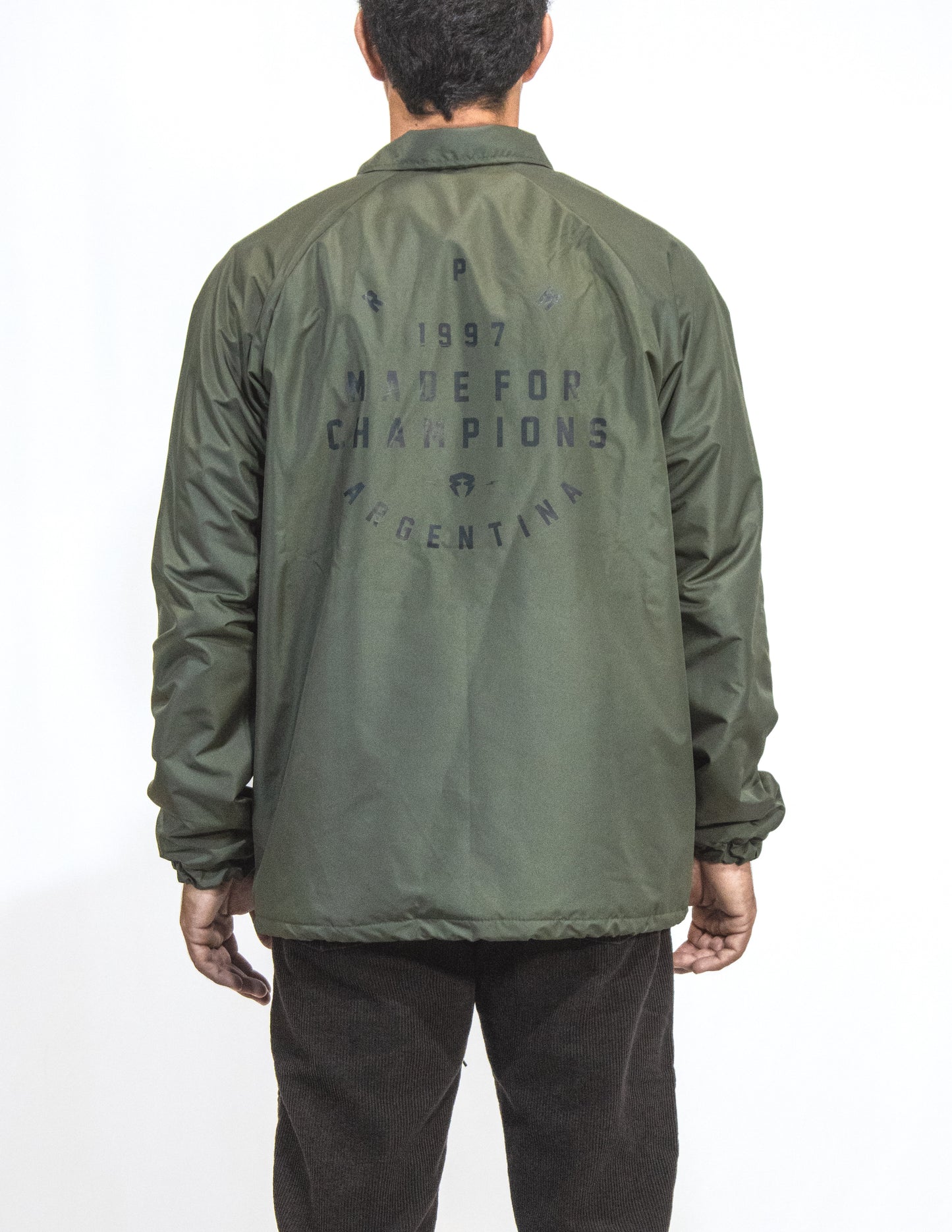 COACH JACKET MADE FOR CHAMPS VERDE MILITAR