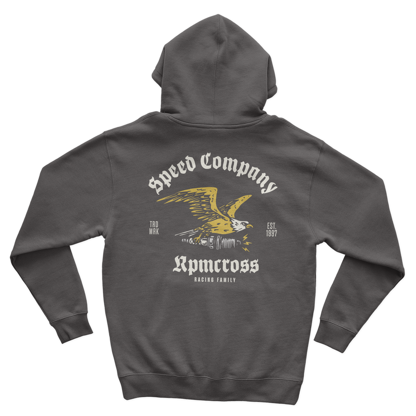 Hoodie Eagle Gris Melange