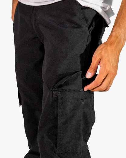 PANTALÓN CARGO NEGRO