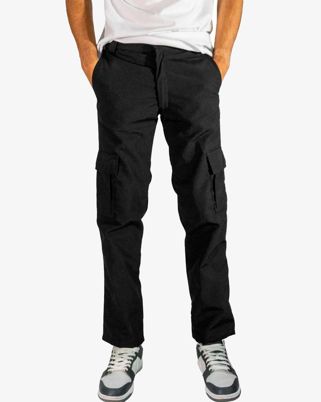 PANTALÓN CARGO NEGRO